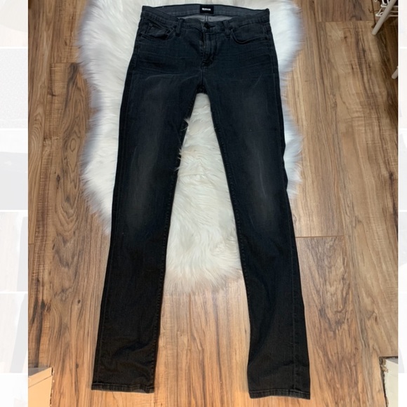 Hudson Gray Shine Midrise Skinny Jeans 28 - Picture 2 of 8